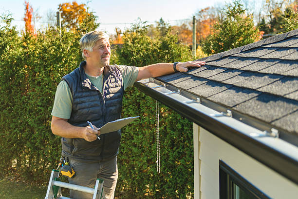 Professional Flat Roof Repair technician working in Experiment, GA